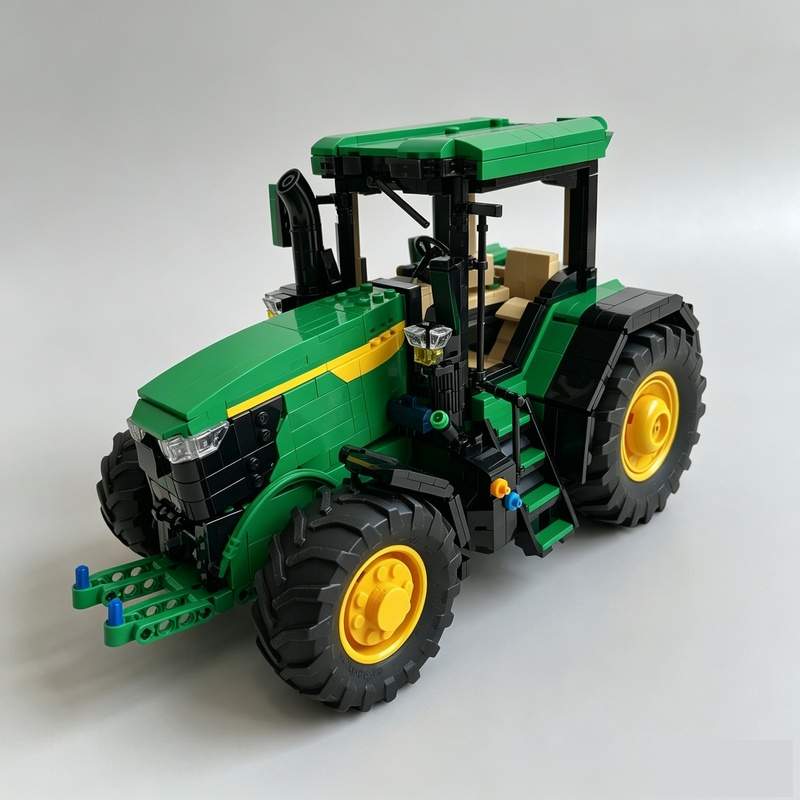 Agriculture Farming Technology - รถแทรกเตอร์ฟาร์ม 1984 ชิ้น ชุดตัวต่อ MOC ของเล่นประกอบเอง