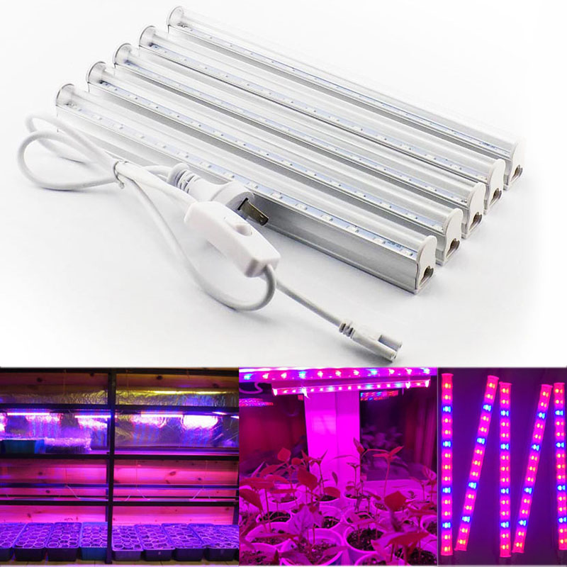 Vegetable Transplanter - 1/5pcs LED Plant Grow Light T5