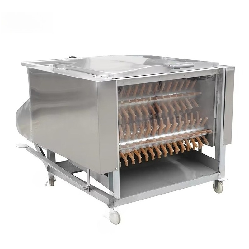 เครื่องถอนขนไก่ 7 แกน 500 ตัวต - Chicken Plucker Machine บทวิจารณ์และราคา