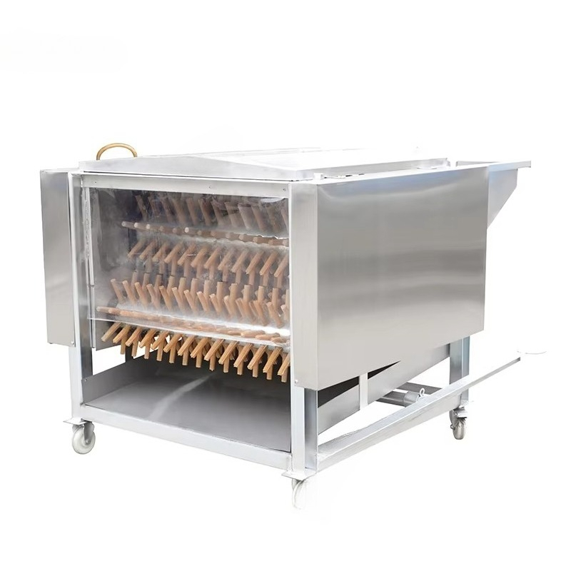 เครื่องถอนขนไก่ 7 แกน 500 ตัวต - Chicken Plucker Machine บทวิจารณ์และราคา